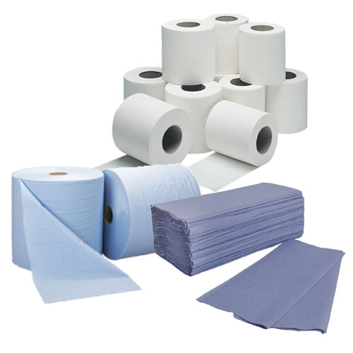 Toilet Roll, Hand Towels and Wiping Rolls